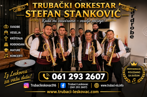 bendovi za svadbe - Trubaci Leskovac 0612932607